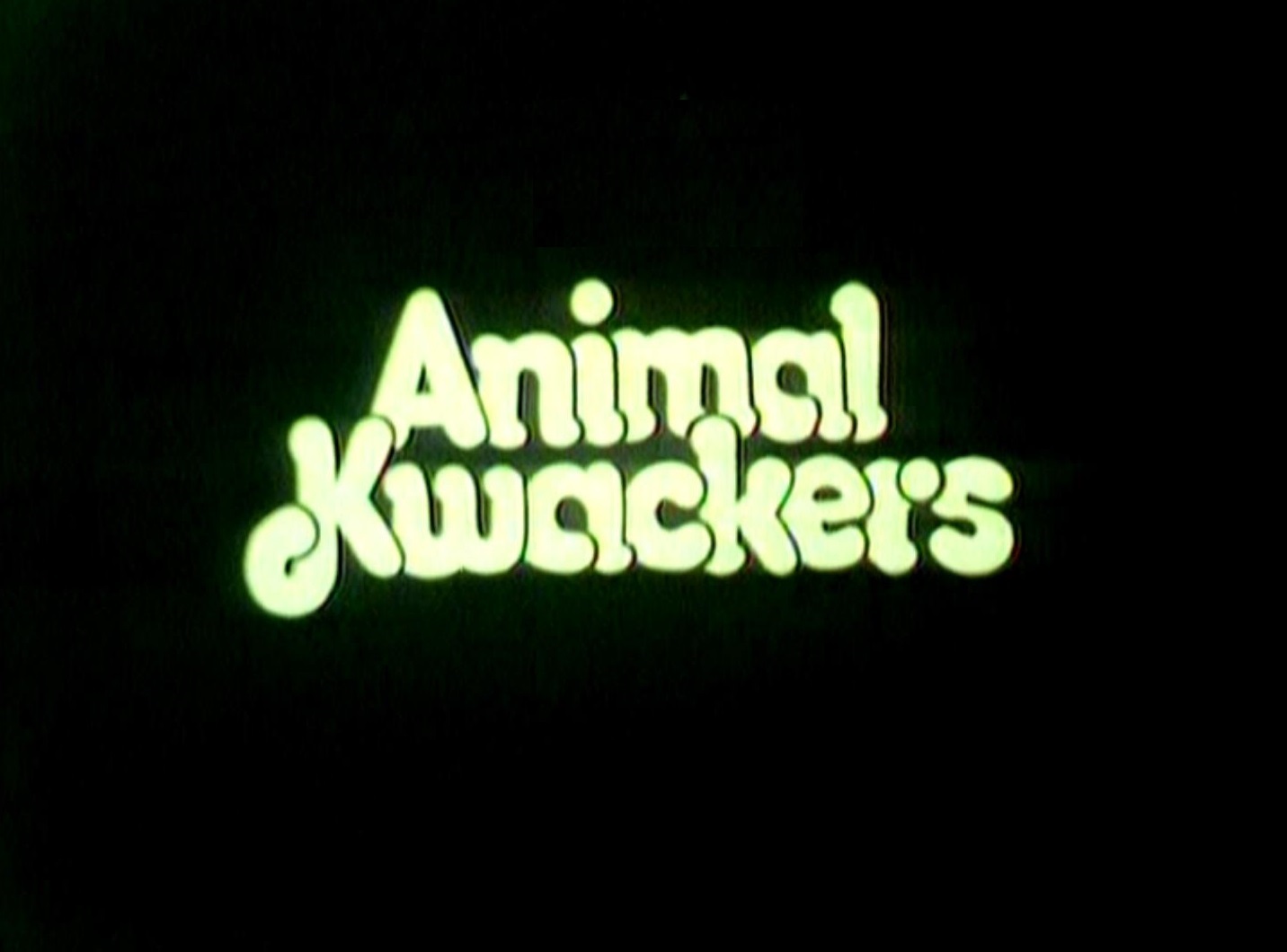 Titles to Animal Kwackers from the 11th November 1976